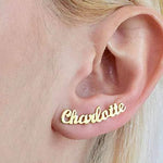 JustForMe - Custom Script Earrings