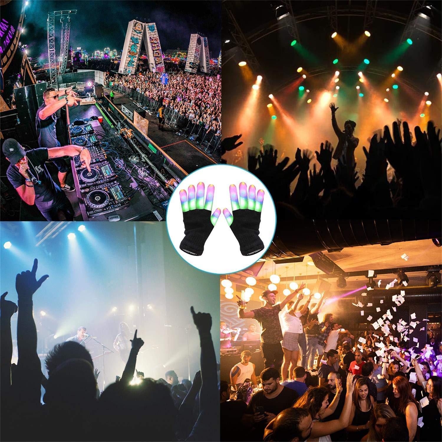 FingerGlow - LED Party Gloves