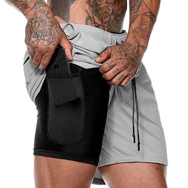 NewLeaf - 2 in 1 Compression Shorts