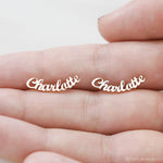 JustForMe - Custom Script Earrings