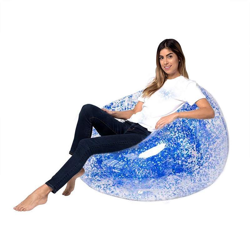 Glo-Nut™️- Glitter Inflatable Lounger