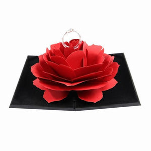 Roxy Rose-3D Rose Ring Box